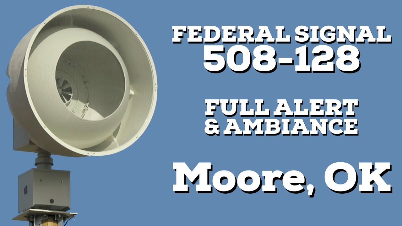 (New) Federal Signal 508-128 | Full Alert & Ambiance | Moore, Oklahoma | 1/18/25