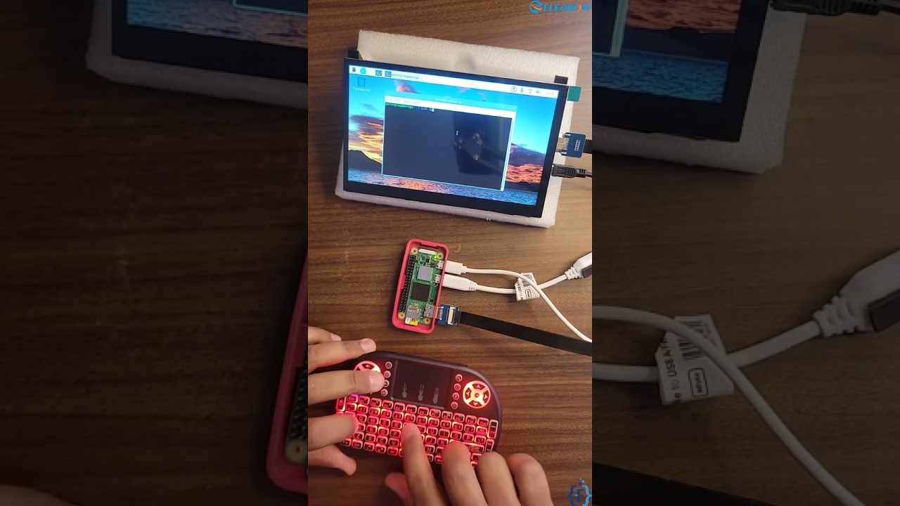 DIY Mini PC Using Raspberry Pi Zero 2 W and Elecrow RC070S 7 inch IPS Capacitive Touch Monitor |