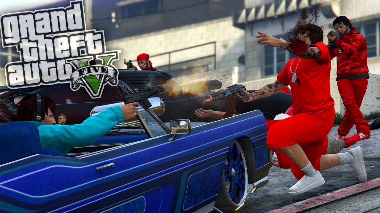 GTA 5 ОНЛАЙН | BLOODS VS CRIPS WAR EP. 1 [HQ]