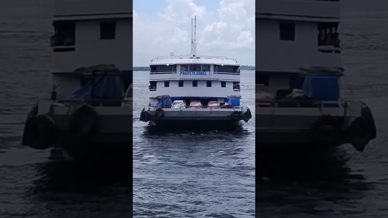 Três Embarcações saindo juntos. Ferry Golfinho do Norte ⚓, Golfinho ⚓, Profeta Daniel ⚓
