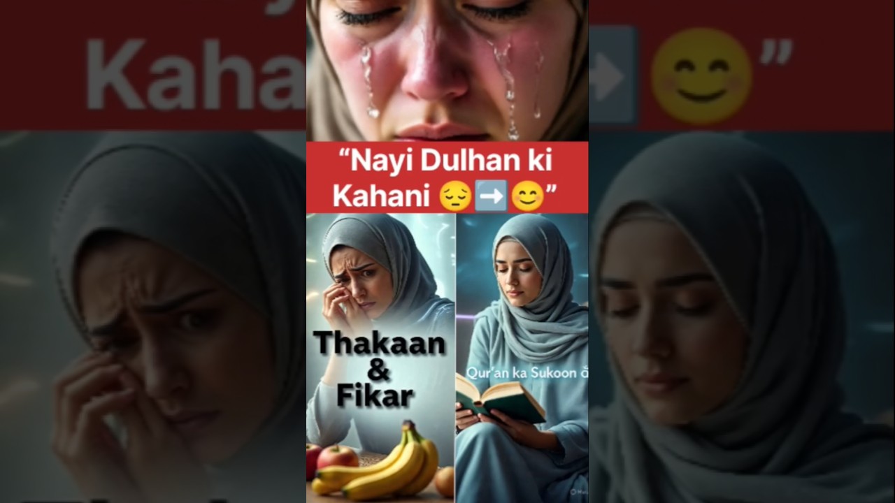 &ldquo;Nayi Dulhan Fiza ki Kahani | Ghar aur Ibadat ka Balance | Quran ka Sukoon#islamicshorts #allah#dua