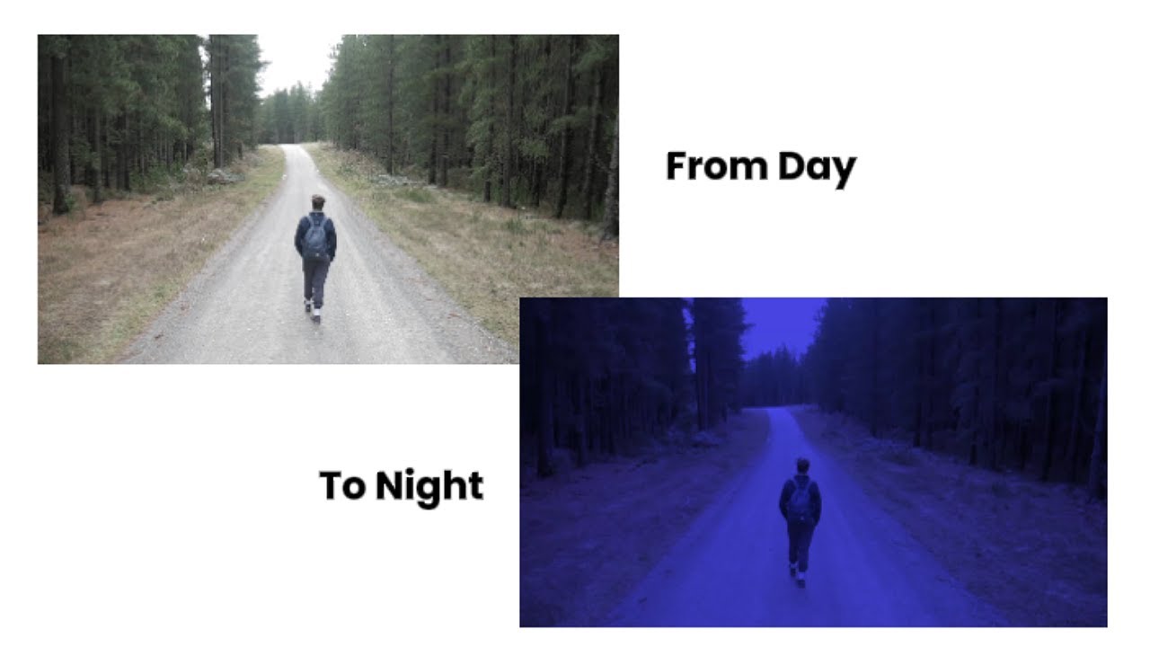 How to convert day to night on capcut