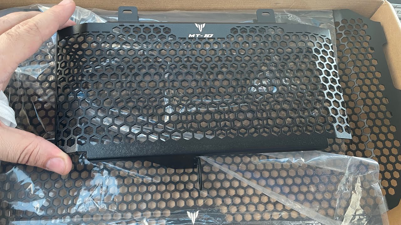 Yamaha MT10 radiator guard installation