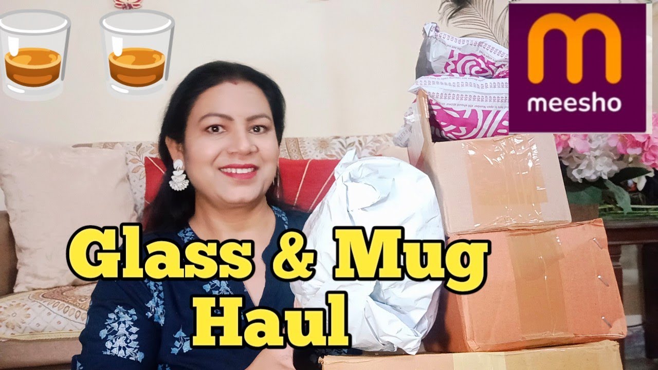 Meesho Glasse & Mugs Haul 💕 Affordable kitchen Essential 💕 Meesho Haul
