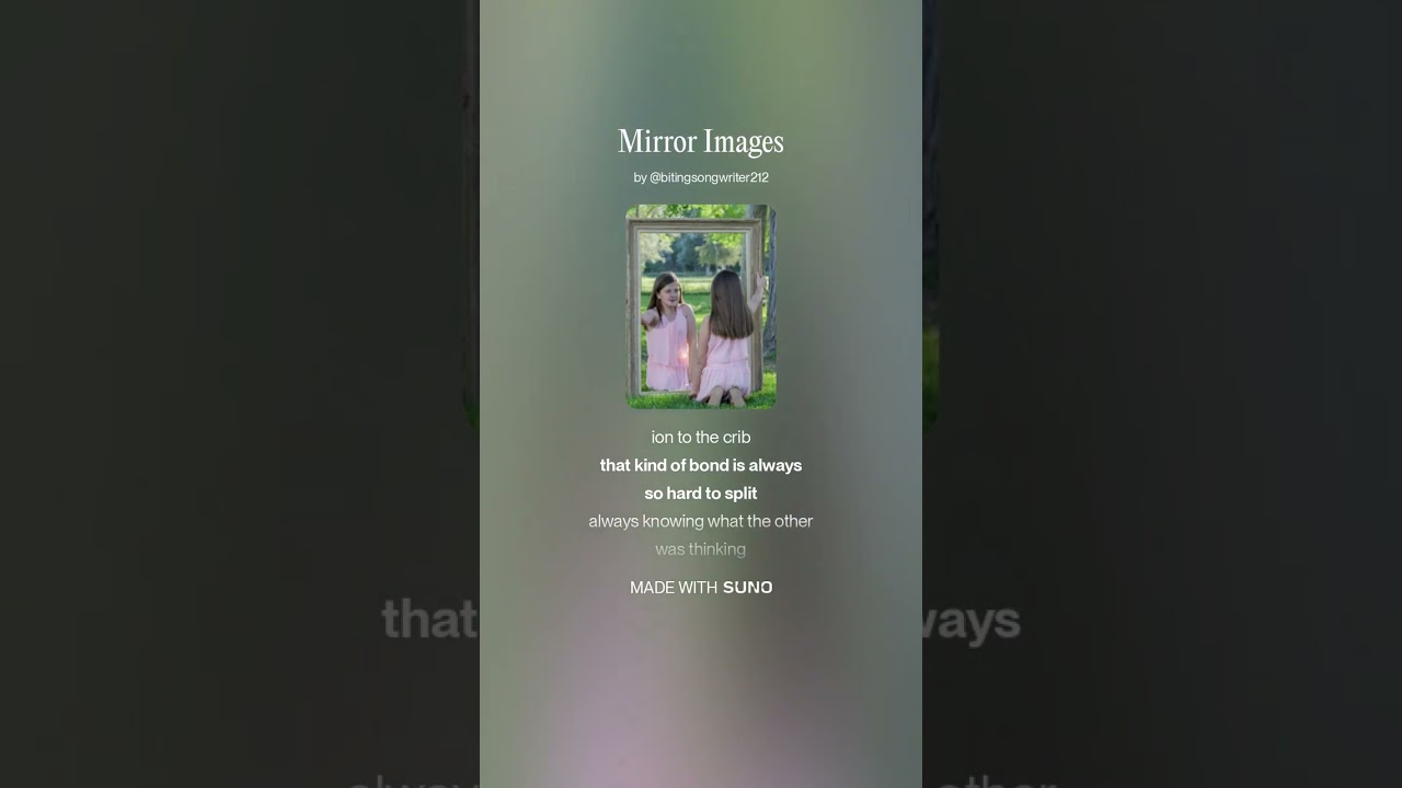Mirror Images - written by KLO