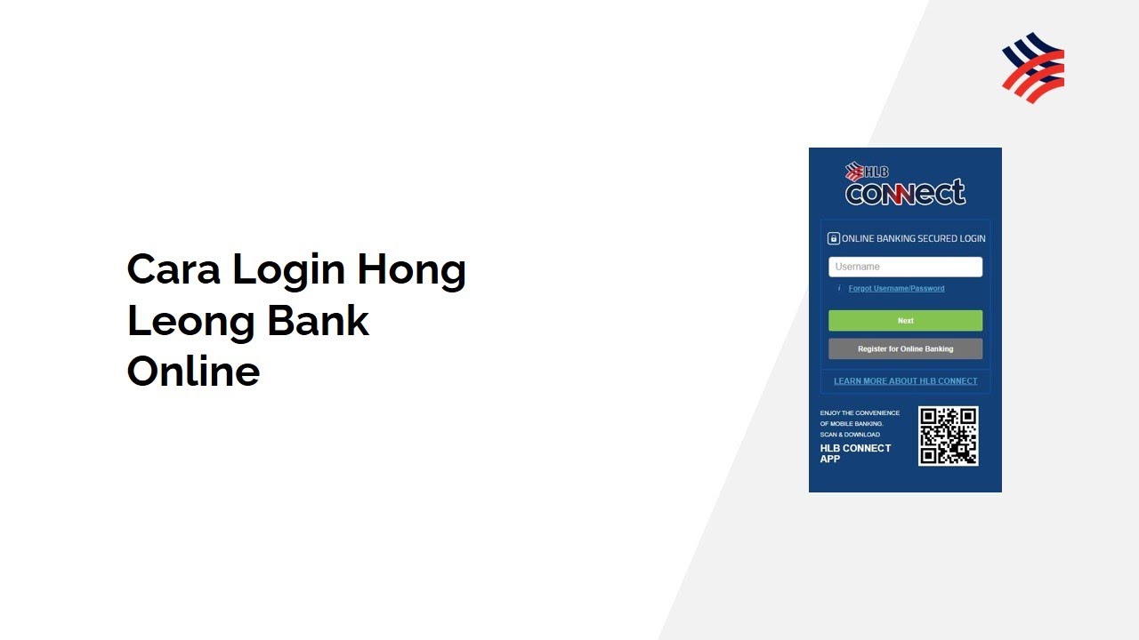 Cara Login Hong Leong Bank Online dan Mobile Banking