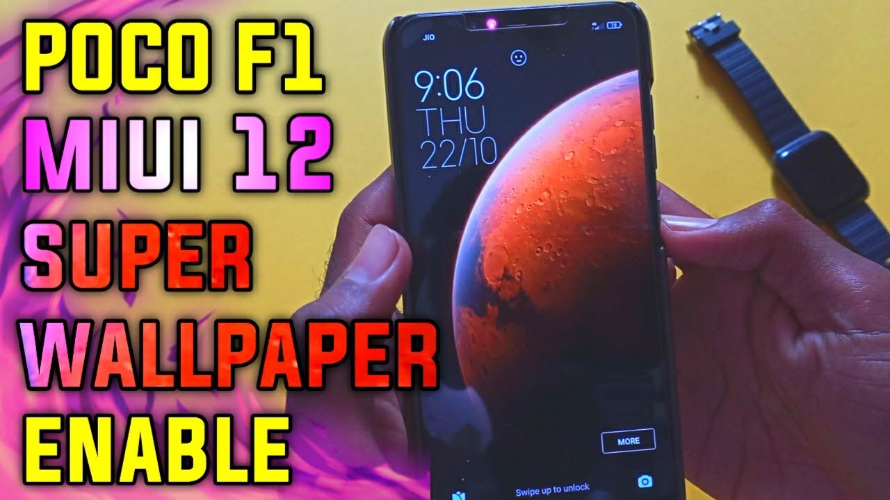 POCO F1 MIUI 12 Update | Enable Super Wallpaper