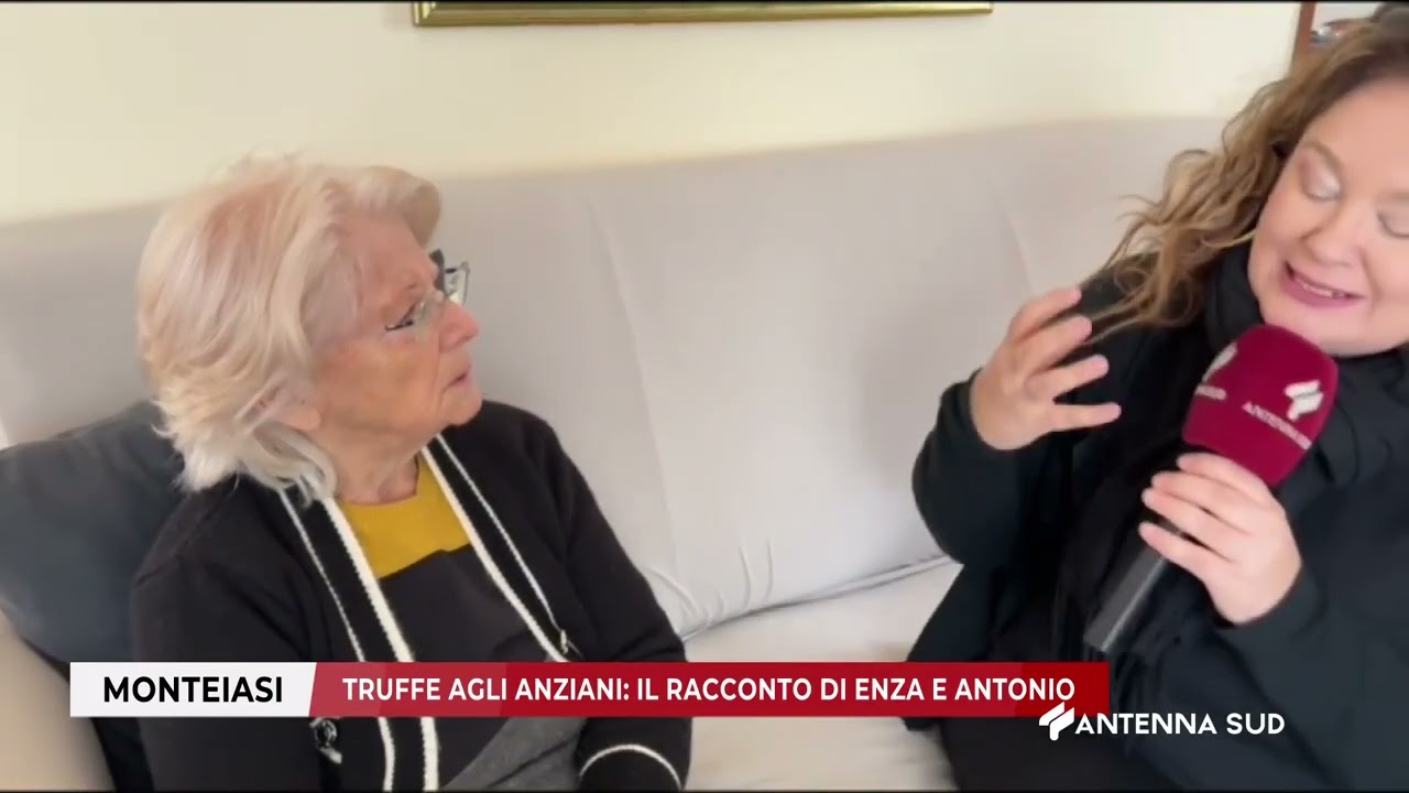 06 FEBBRAIO 2025 - MONTEIASI (TA) - TRUFFE AGLI ANZIANI: IL RACCONTO DI ENZA E ANTONIO