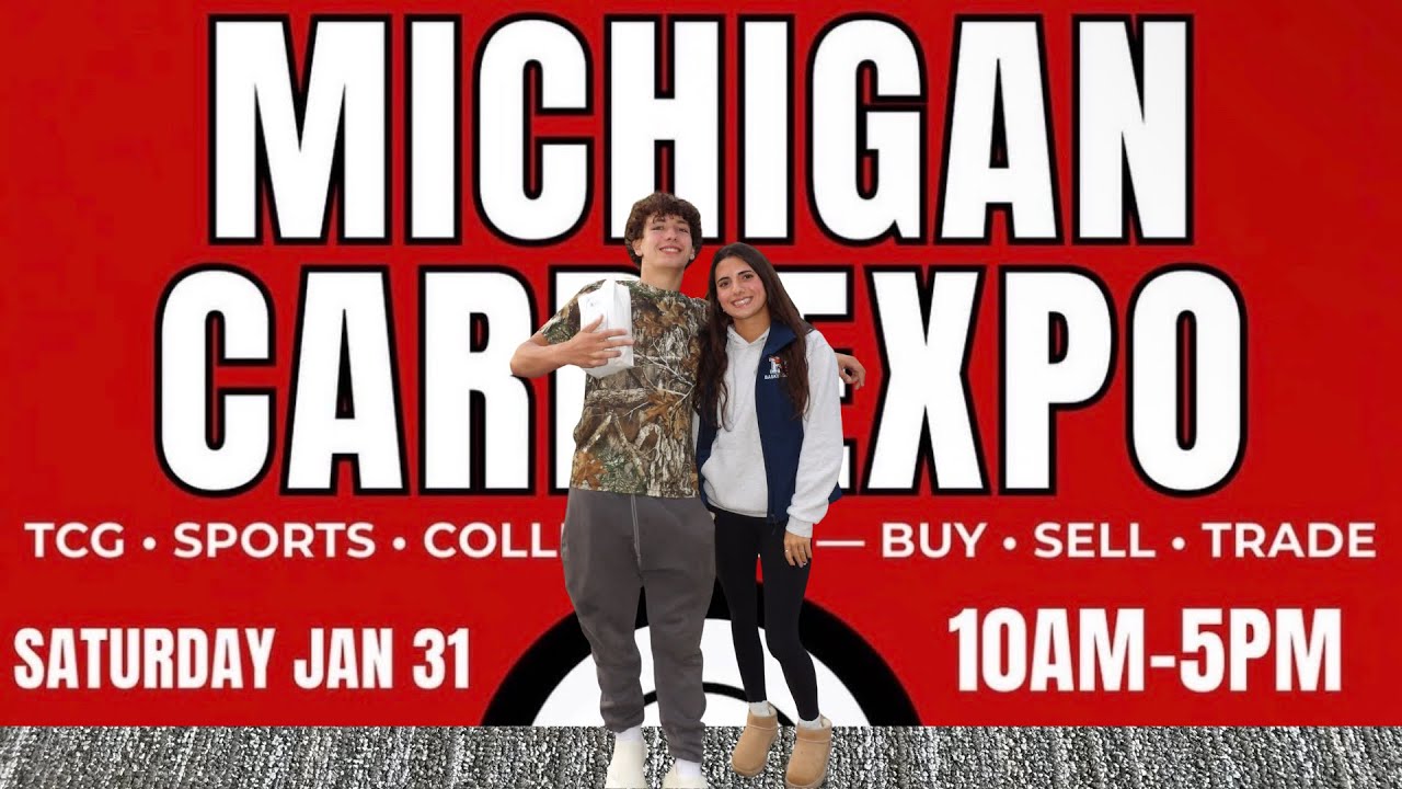 Michigan card Expo / Vlog 📸📷