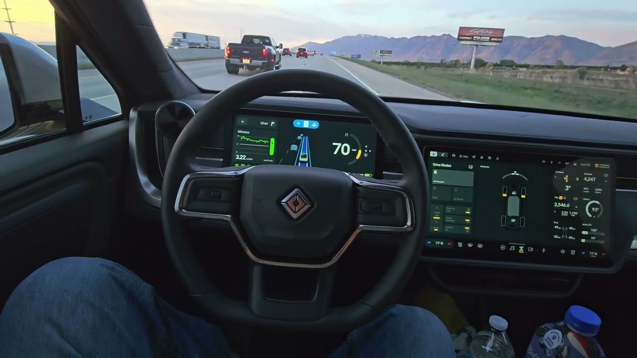 Rivian Enhanced (hands off) Highway Assist Autonomy, May 2025