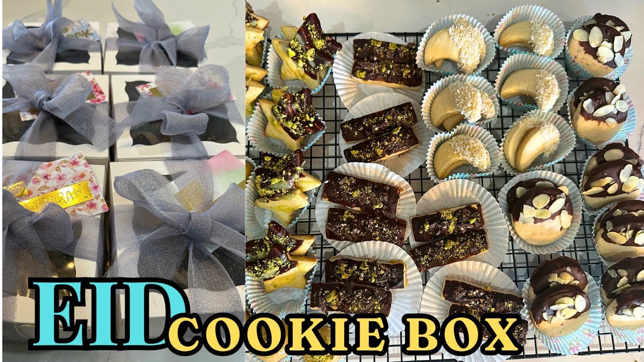 1 Dough 4 Cookies ~ DIY Cookie Gift Box for ANY occasion! ~ Eid Treats ~ Eid Cookie box