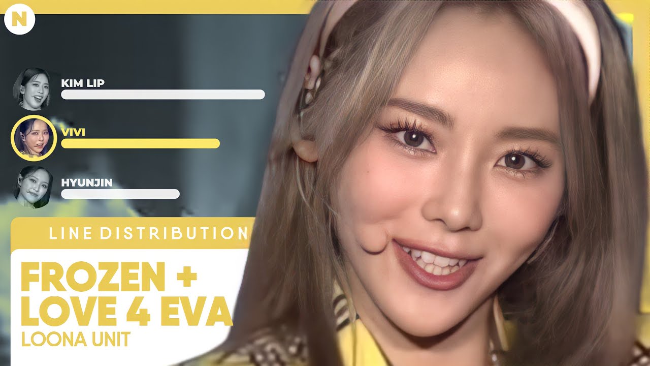 LOONA (VIVI, JINSOUL, KIM LIP, & HYUNJIN) - FROZEN + LOVE4EVA // Line Distribution