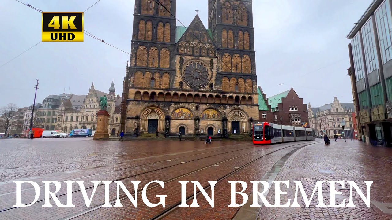 Driving in Bremen, Germany | 4K UHD | Driving Tour | My Experience | First Time in Bremen