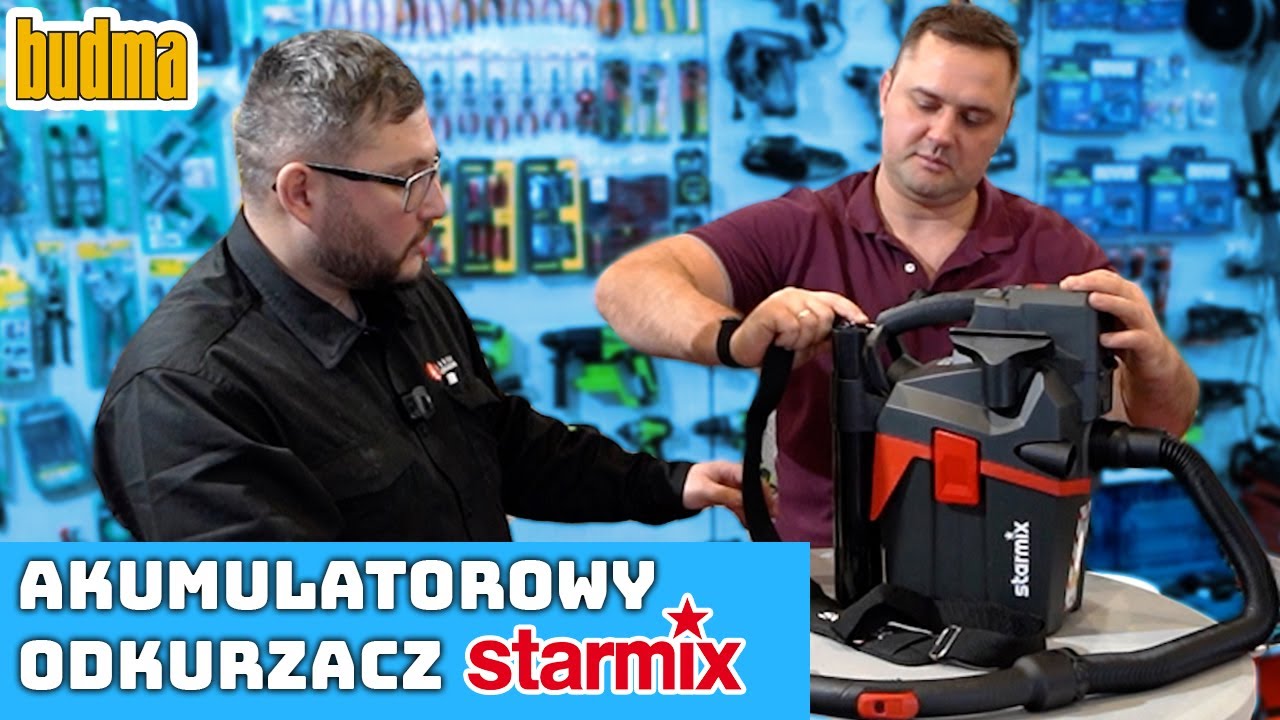 AKUMULATOROWY, MOCNY, LEKKI ODKURZACZ! STARMIX SMART L 18V!