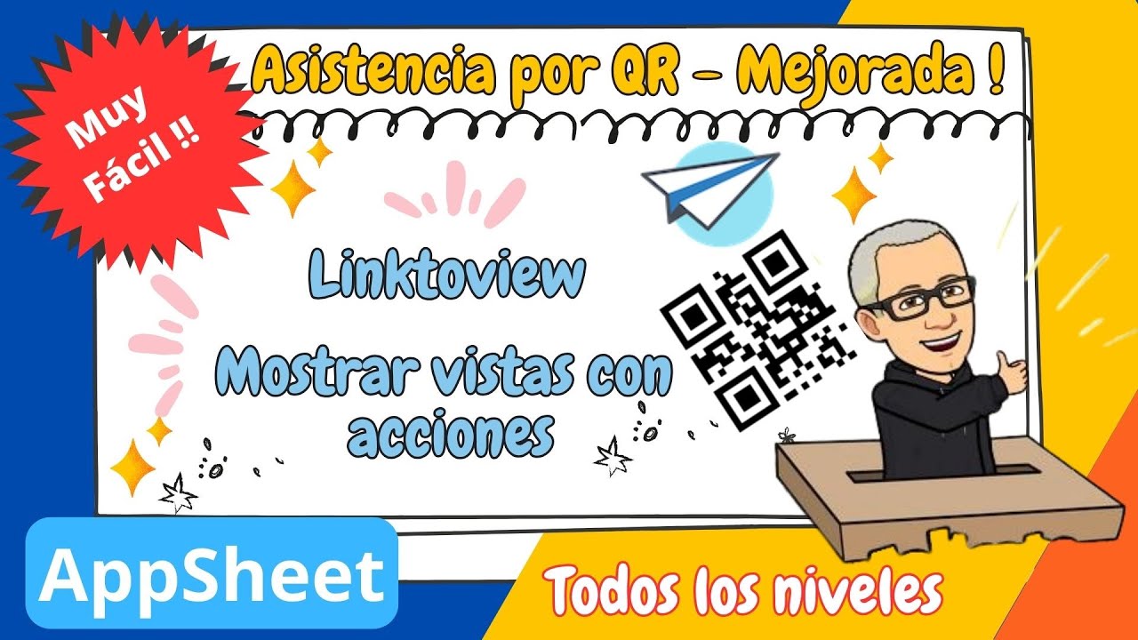 AppSheet 70 - Asistencia por QR - Mejorada !