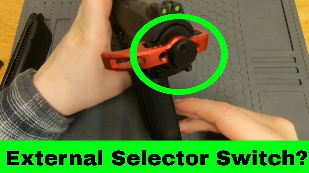 AAP-01 How to replace selector switch with TTI external selector and charging handle | Airsoft Toy