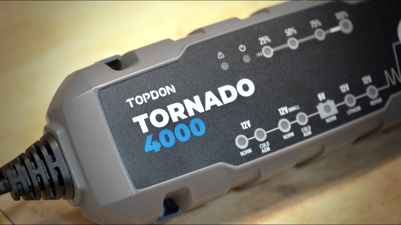 Topdon Tornado 4000 Battery Charger Review