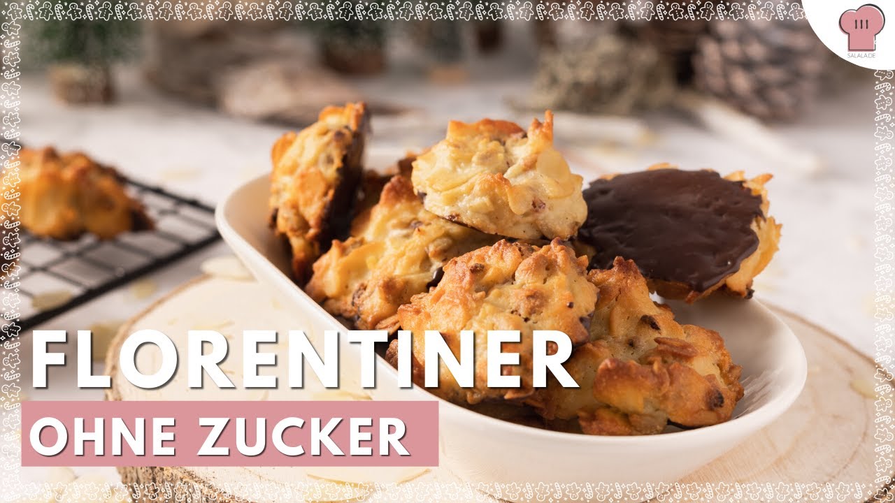 Die besten zuckerfreien Florentiner ohne Mehl und ohne Honig
