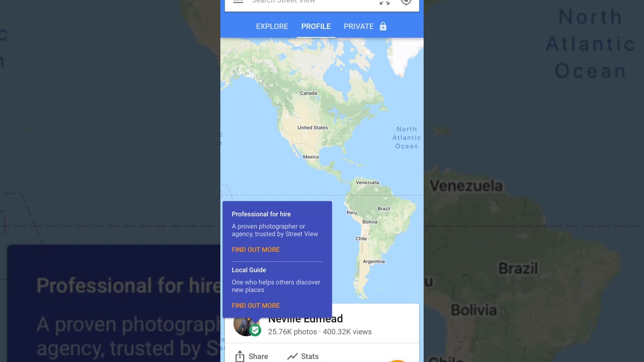 Become a google street view photographer