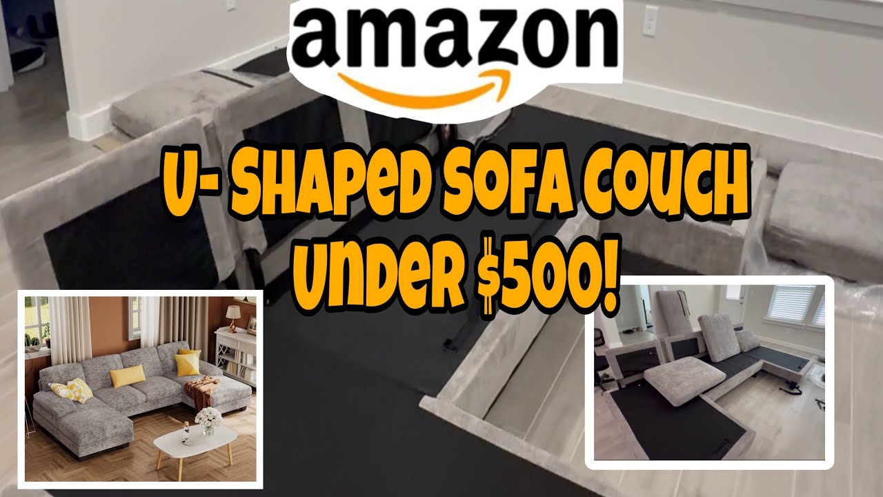 U-образный диван от Amazon менее чем за 500 долларов | Распаковка и сборка