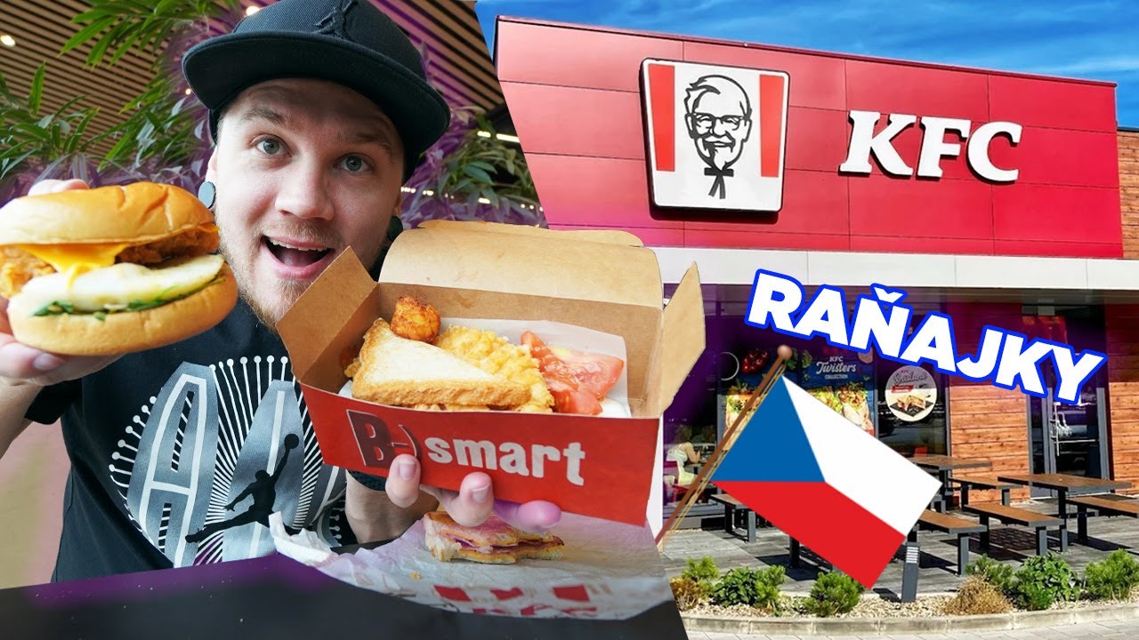 IŠIEL som do ČESKA iba kvôli KFC Raňajkám ktoré na Slovensku nemáme!