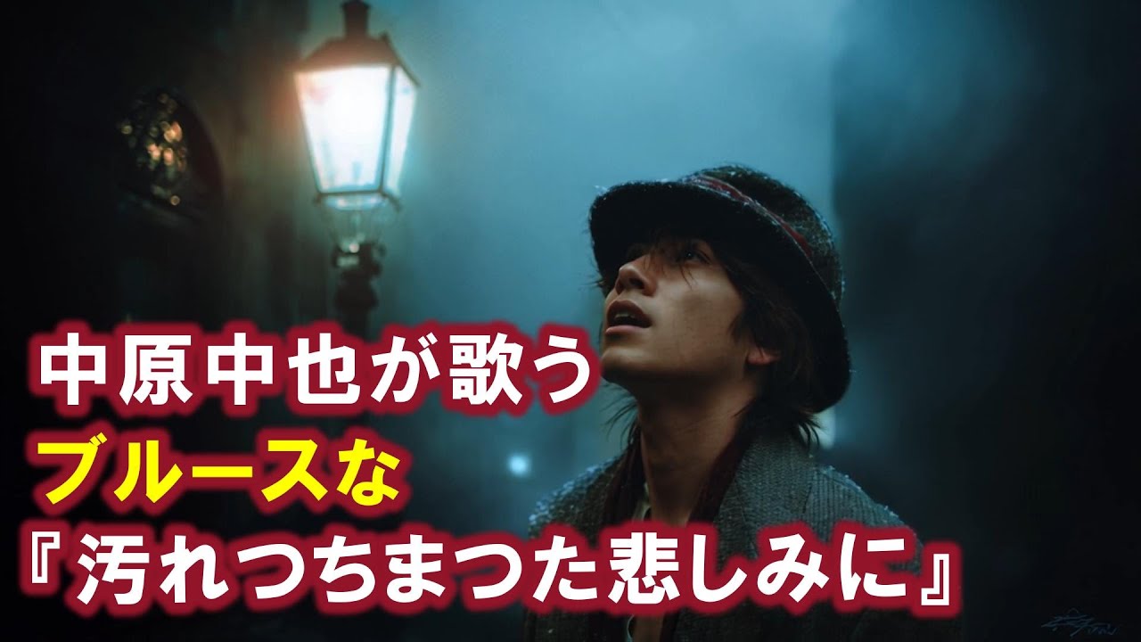 【AI】中原中也が歌うブルースな『汚れつちまつた悲しみに』