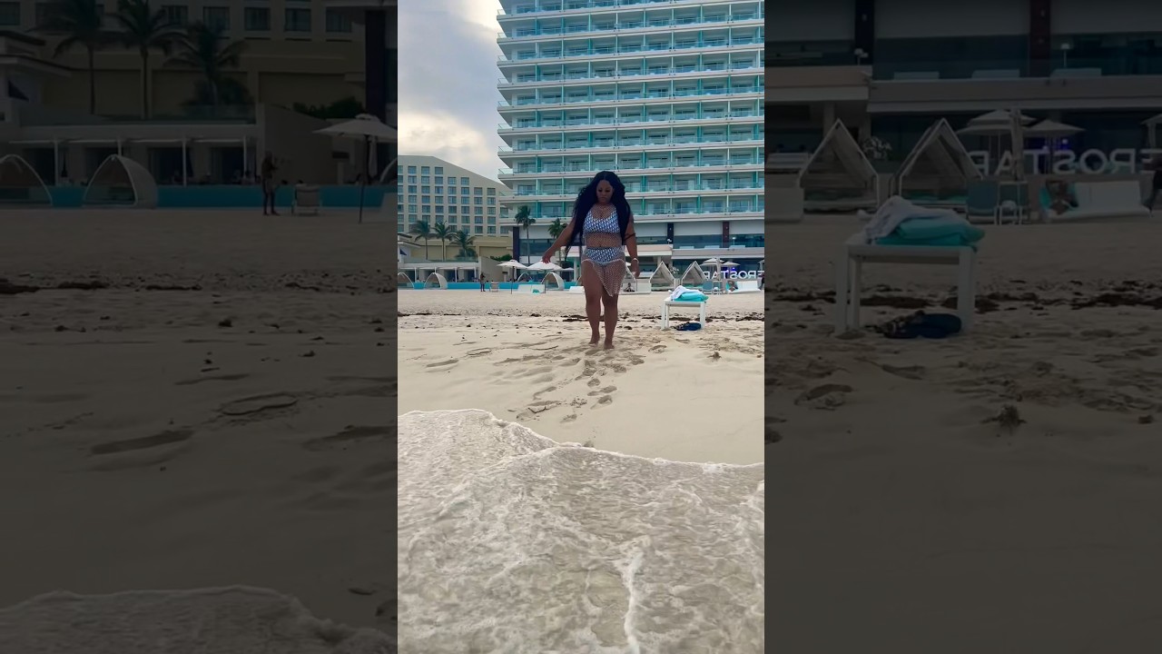 Who&rsquo;s that girl? #newvideo #oneamrittv #beach #bikini #curvy #cancun #mexico #travel #vacation