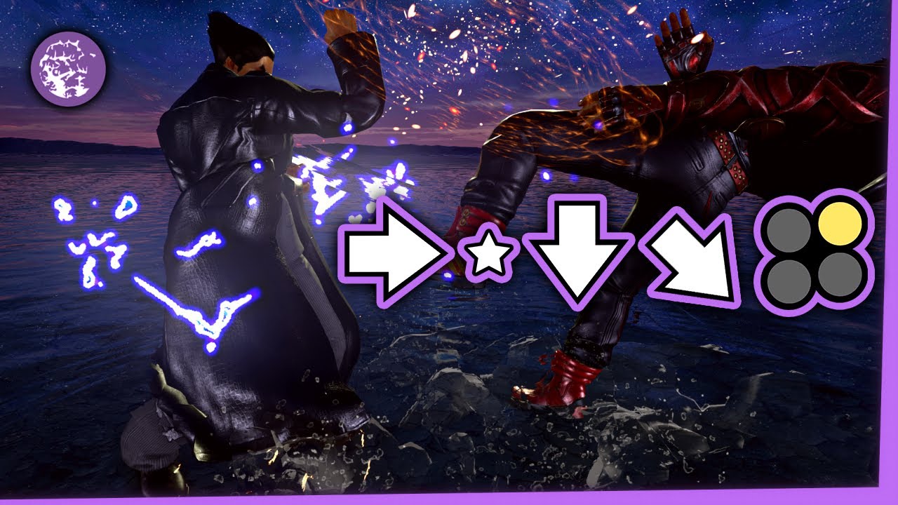 Tekken Minute Combos - Kazuya Mishima EWGF [4K]