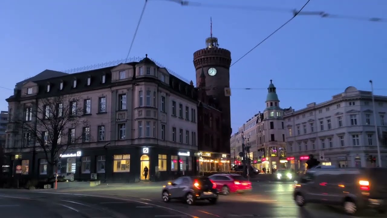 Mit der Stra&szlig;enbahn unterwegs in Cottbus - Von der Stadtpromenade bis zum Hauptbahnhof