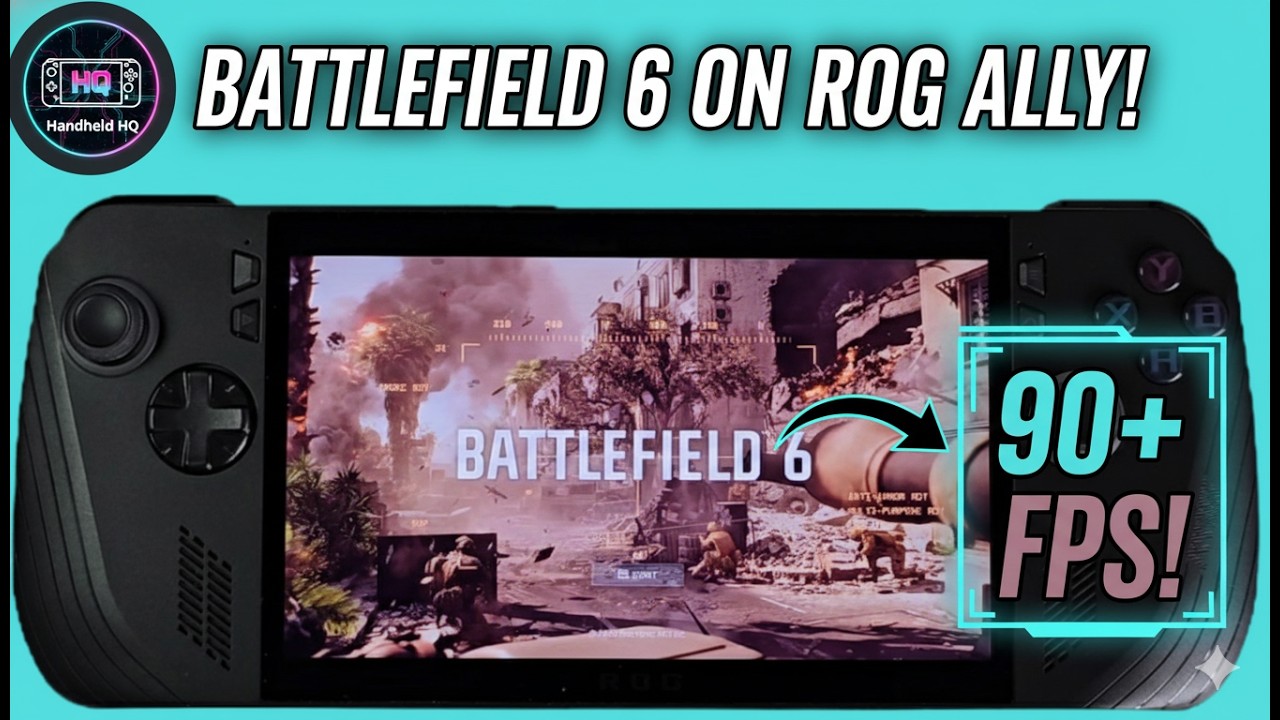 ​I Found the PERFECT Settings for Battlefield 6 on ROG Ally X (90+ FPS!)