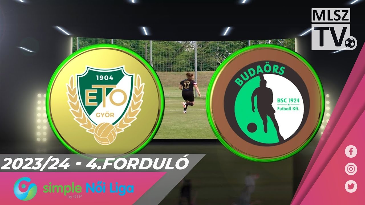 ETO FC Győr - Budaörs | 11-0 | Simple Női Liga | 04. forduló | MLSZTV