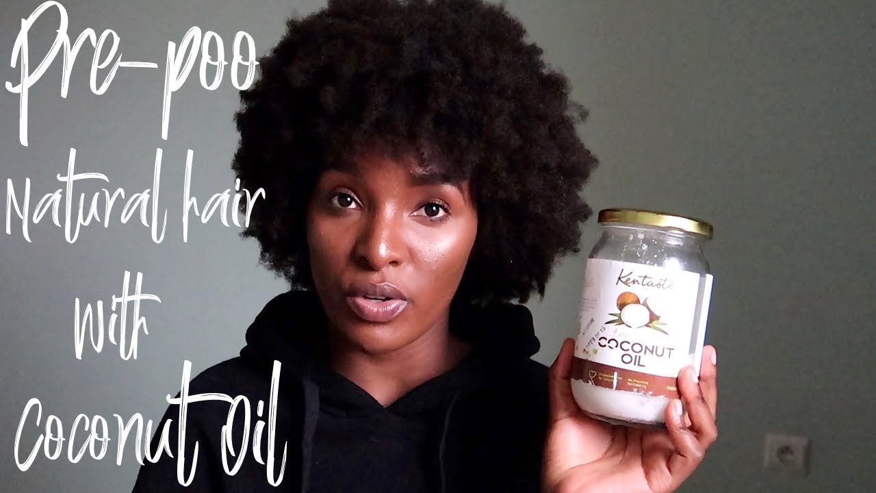 HOW TO | PRE-POO NATURAL HAIR USING COCONUT OIL