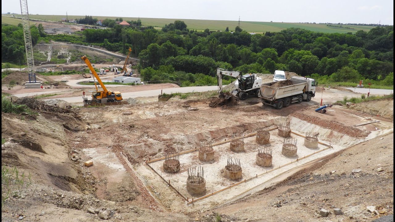 Obchvat a přemostění obce Žiželice - Červen 2024