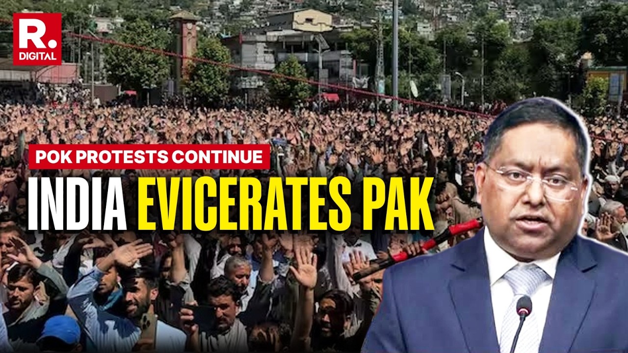 'EXPLOITATION & BRUTALITY!' | India Blasts Pakistan Over PoJK Protests