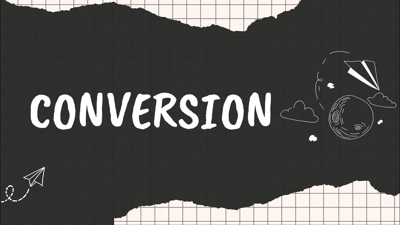 Conversion in English Morphology (Word Formation)