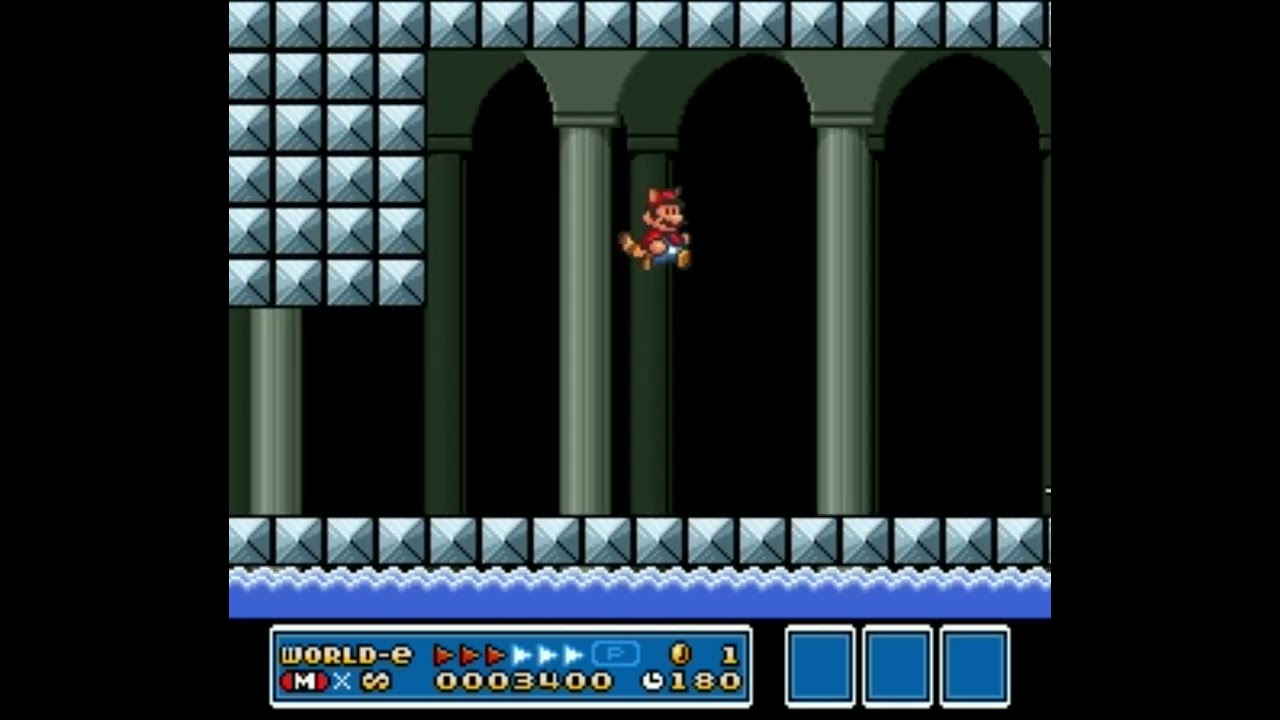 SMB3 для пользовательского уровня Super Mario All-Stars № 580 — «Замкнутая камера»