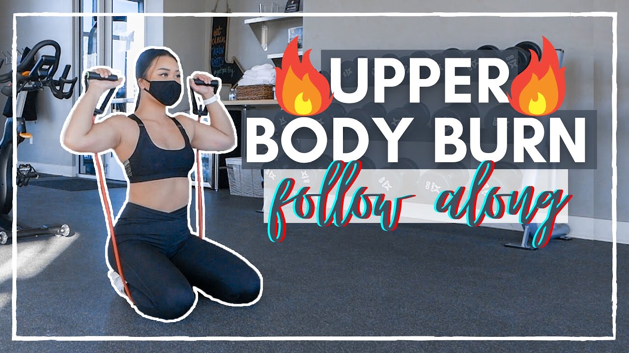 Dumbbell & Resistance Band-Only Upper Body Workout at Home