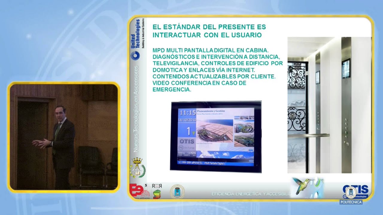 Ascensores: eficiencia energ&eacute;tica y accesibilidad. V Encuentro-Edificaci&oacute;n  03/25