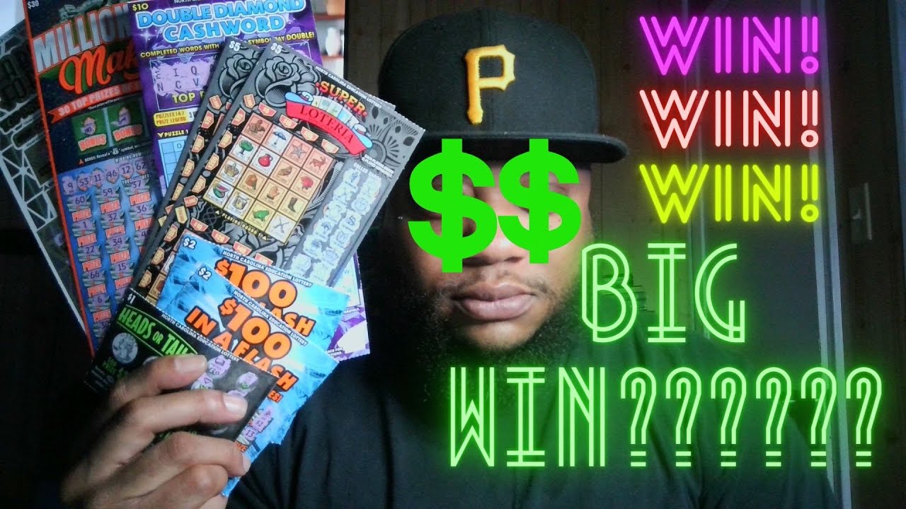 ASMR LOTTERY SCRATCH OFF (GUM CHEWING) (BIG WIN???????)