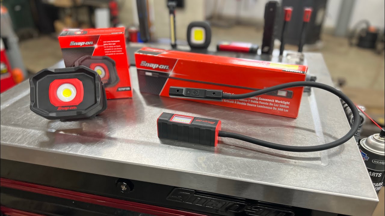 NEW Snap on Work light and dual articulating lights!