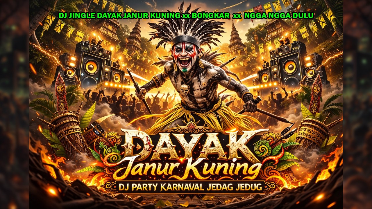 🎵 Dj Jingle Dayak  Janur Kuning xx Bongkar xx Ngga Ngga Dulu (Dj viral tiktok!!)