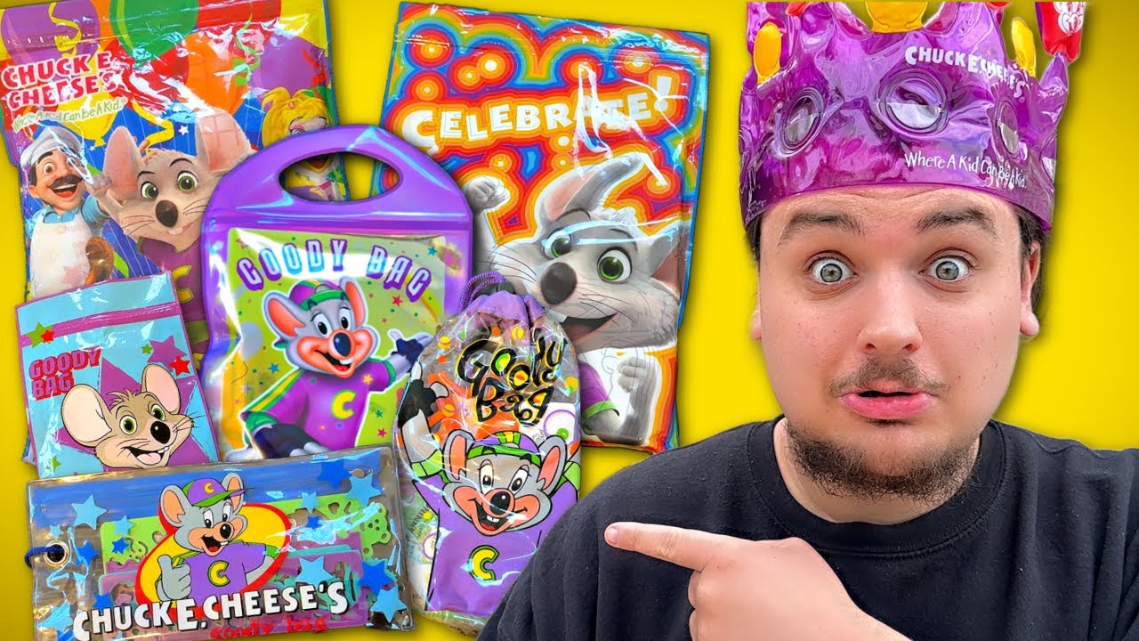 Я купил ВСЕ подарочные наборы Chuck E. Cheese на день рождения