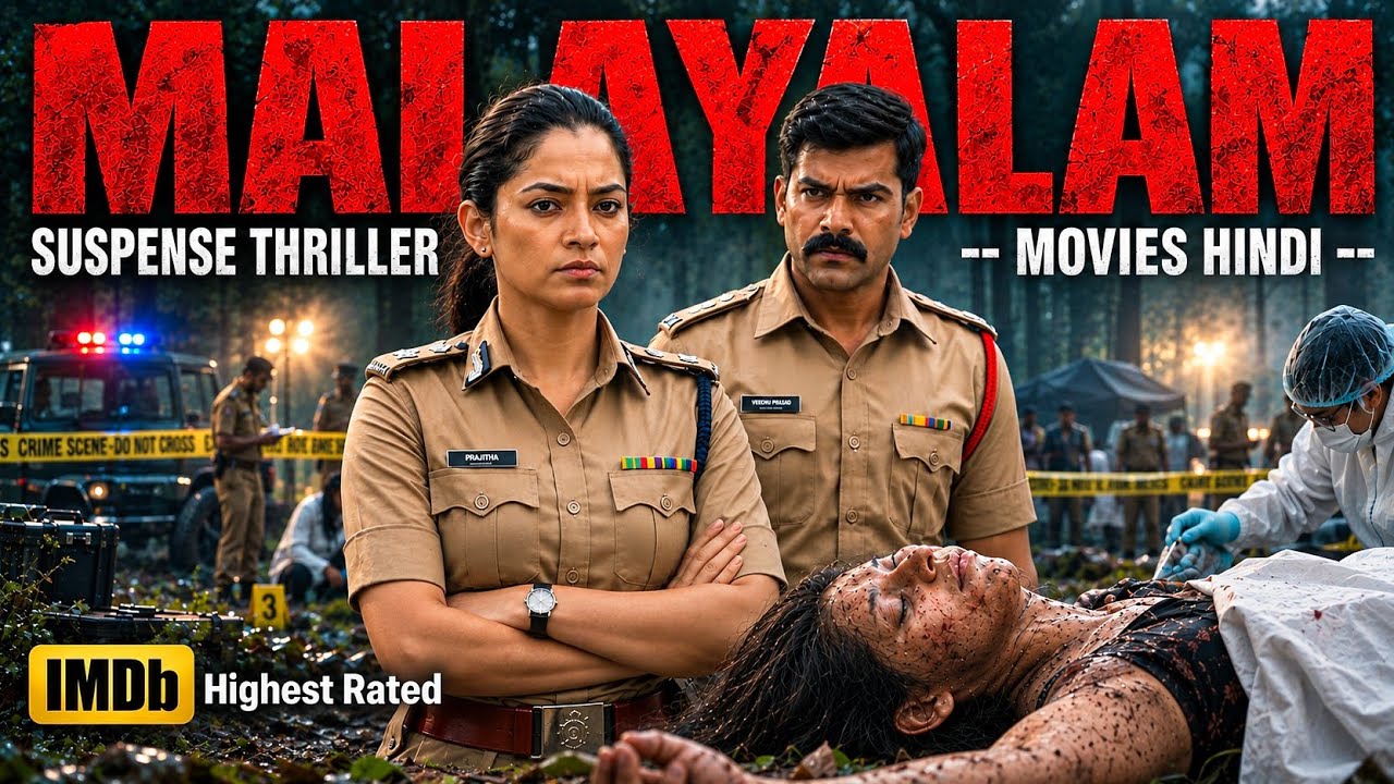Top 8 Best Malayalam Suspense Thriller Movies in Hindi | 2026 South Murder Mystery Movies in Hindi 