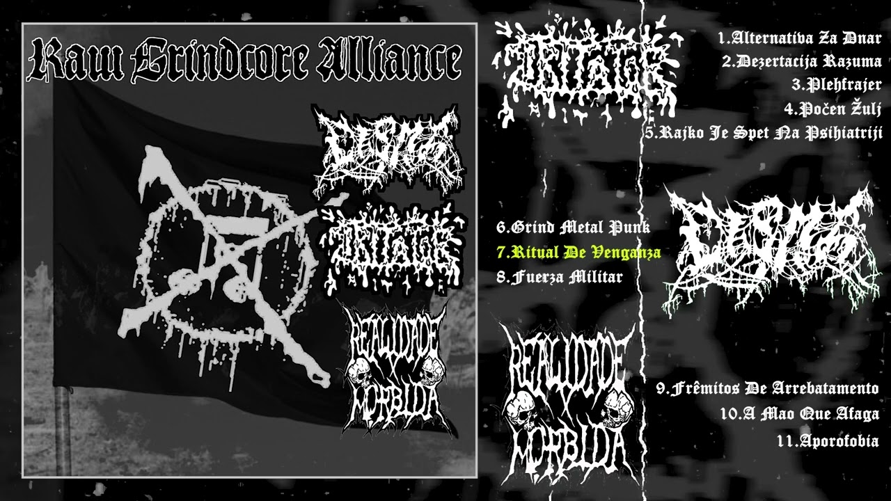 Iritator / Cisma / Realidade Morbida - Raw Grindcore Alliance Split [2024 Grindcore]