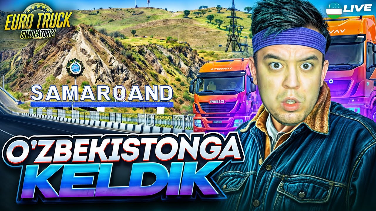 UZB KONKURS FURADA UZBEKISTONGA O'Z QOLDI / TRUCK HAYDIMIZ / JONLI EFIR #uzbekistan