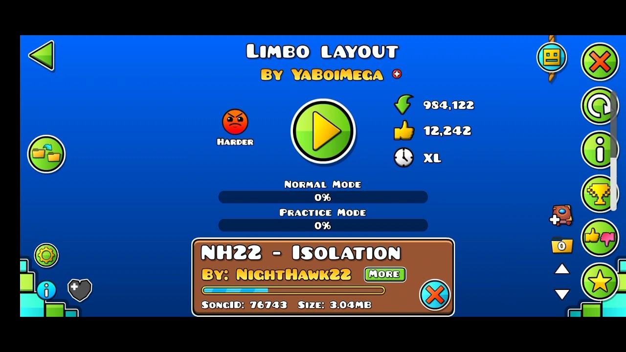 Proban por 3 ves dios mio geometry dash (salio poco mal) 