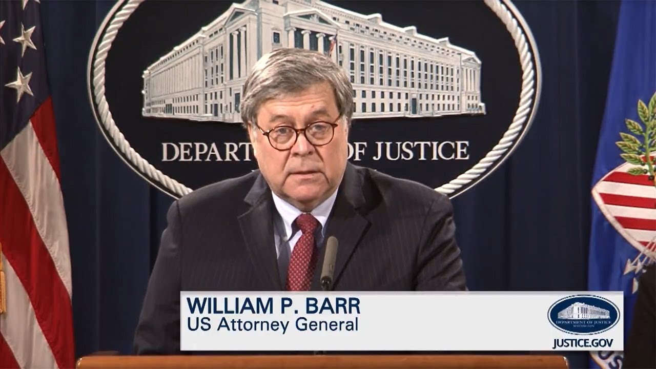 Attorney General Barr & DOJ leadership speak on Mr. George Floyd and Civil Unrest