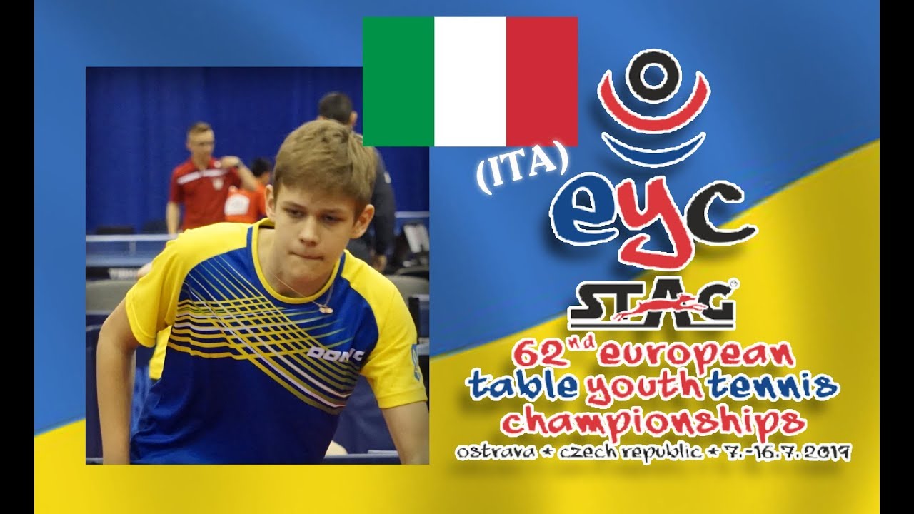 TRETIAK Nazar  Ukraine  - VALLINO COSTASSA Federico Italy 2019 European Youth Championships