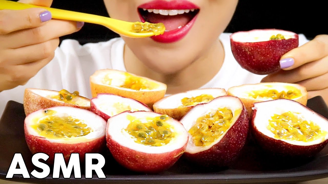 ASMR PASSION FRUITS 패션후르츠 먹방 Eating Sounds Mukbang | MINEE EATS