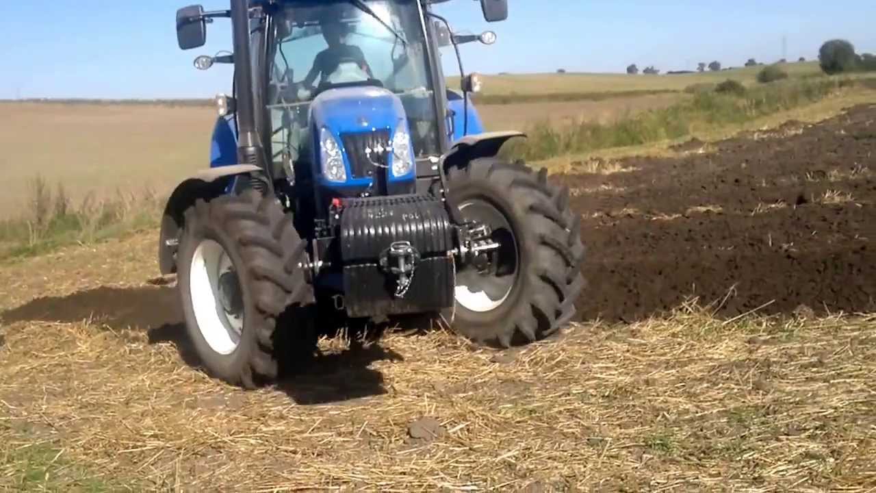 New Holland T6.120 + Unia Ibis LS